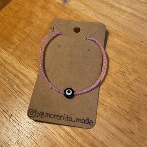 Charming Pink Evil Eye necklace
